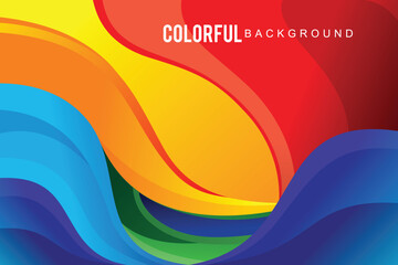 Abstract background colorful design wave vector