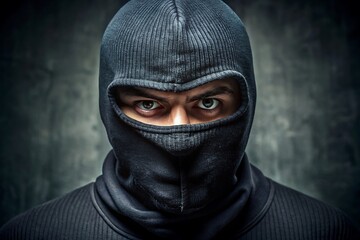 Mysterious Man in Black Balaclava.