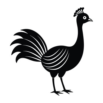 recommend clip art:  Elegant Lyrebird Silhouette Art Design Illustration