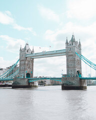 Tower Bridge on River Thames in London, England, United Kingdom