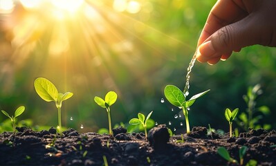 There are trees and the environment taken care of, Ai generate