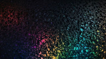 Abstract only black colors holographic blurred grainy gradient background texture background modern luxury studio dark background texture wallpaper