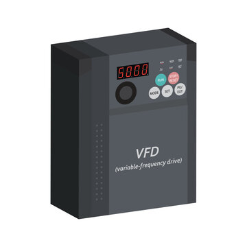 3d vector design of Vfd or variable frequency driver