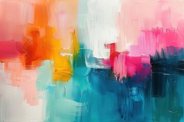 Abstract bold brush texture painting