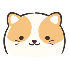 かわいい手描きの猫のイラスト