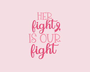  Breast cancer typograph t shirt design