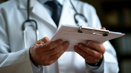 Asian doctor's hands is working in hospital