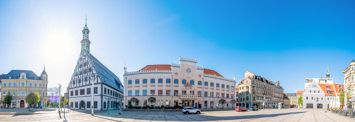 Hauptmarkt, Zwickau, Sachsen, Deutschland 