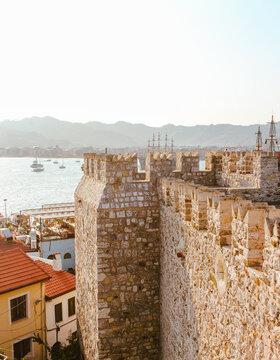 Beautiful view of Old Castle in Marmaris 