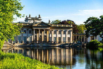 Warszawa, centrum ,pałac, park, Łazienki, staw © Daniel Folek