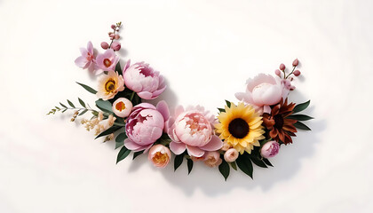 Fototapeta premium background with flowers