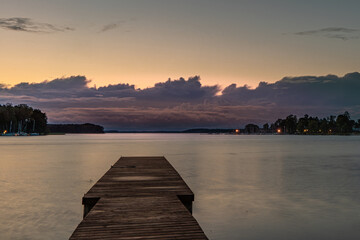 jezioro, pomost,  © Daniel Folek