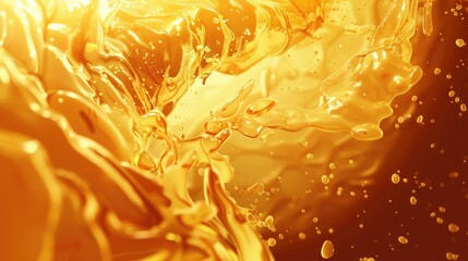 Close up gastric juice in stomach