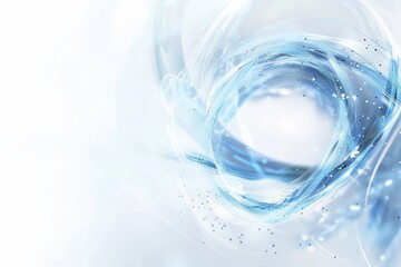 Modern illustration of a modern white and blue abstract technology background