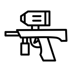 Paintball Gun Icon