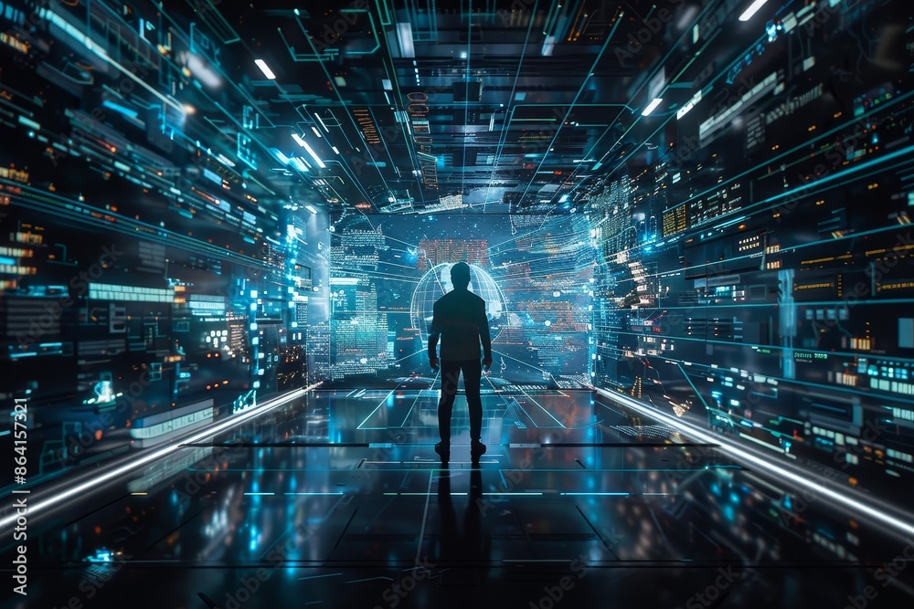 Poster data science, artificial intelligence, machine learning, business analytics. data mining, artificial