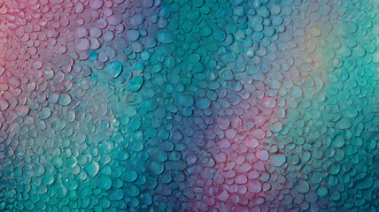 Abstract only aqua colors holographic blurred grainy gradient background texture Blurred aqua background - generative ai