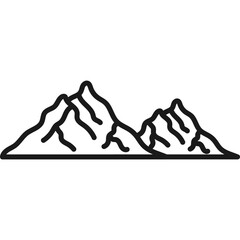 Mountain Line Icon
