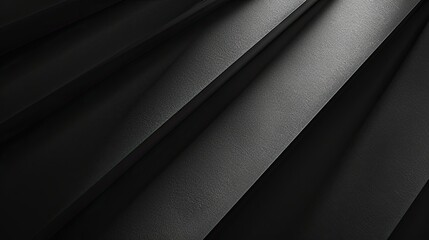 A subtle geometric texture, predominantly black with gentle gradients, perfect background. The shapes are soft and barely visible, creating an elegant and professional look