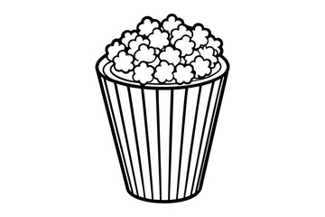 bucket of popcorn