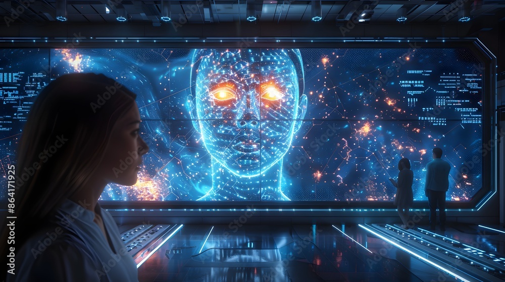 Poster cutting edge research hub exploring interactive explainable displays and quantum computing hardware