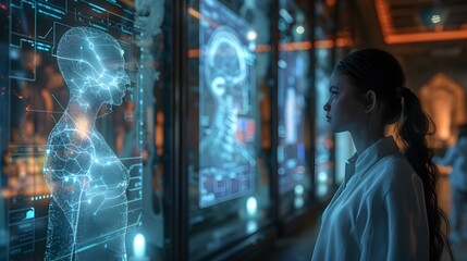 Ethical Research Hub with Advanced Computing Technologies and Interactive Displays