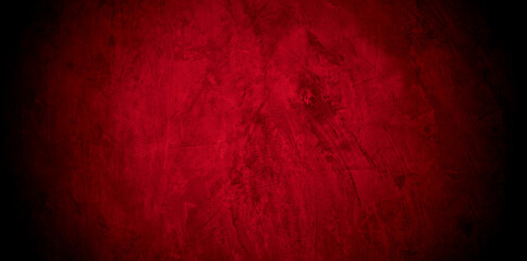 Old wall texture cement black red  background abstract dark color design are light with white gradient background.