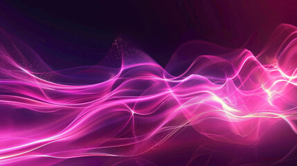 Pink and raisin Neon Wave Background