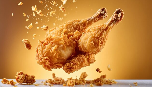 Broasted Golden Whole Chicken