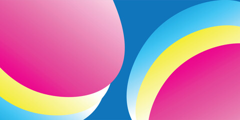 Colorful modern background. Gradient color background. Horizontal banner template for creative industry.