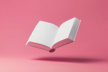 3d render open book