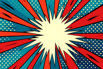 Fototapeta premium retro cartoon design background