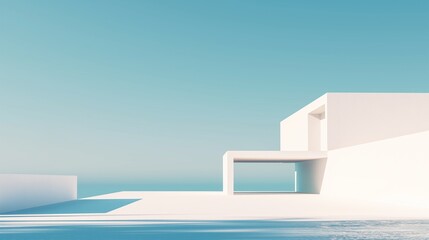 Minimalist Geometric Architecture