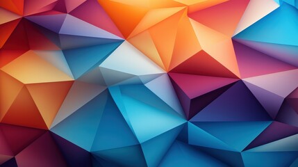 Fototapeta premium Abstract Geometric Pattern with Vibrant Colors