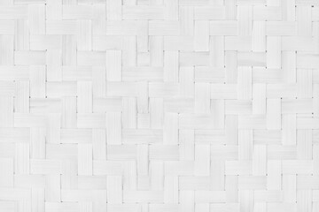 Old bamboo weaving pattern, woven rattan mat texture for background and design art work.
