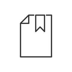 Document Bookmark Icon
