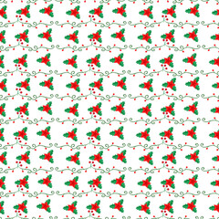 Scandinavian Christmas Seamless Vector Pattern Design