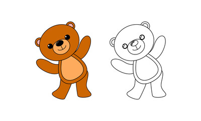 Doodles classic brown teddy bear