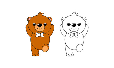 Doodles classic brown teddy bear