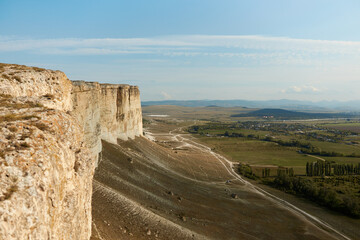 Traveling through the blue skies a serene journey of clouds and freedom