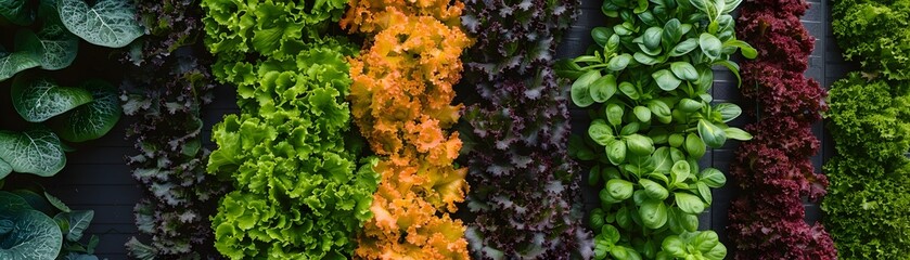 Innovative Vertical Hydroponic Garden in Urban Sustainable Agriculture Setting