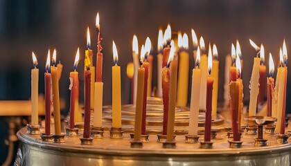 candles in church