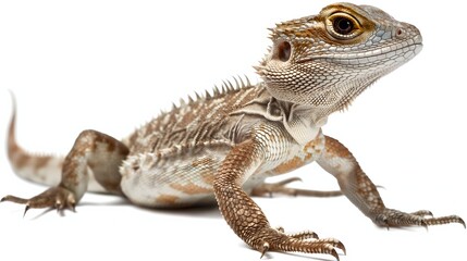 Obraz premium 2. Create a PNG illustration of a Lizard's full body without text or logos, optimized for use on a plain white background.