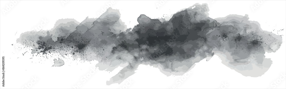 Poster watercolor stains with natural stains on paper. abstract background with isolated frame painted