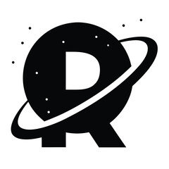 illustration of an illustration of a bubble R