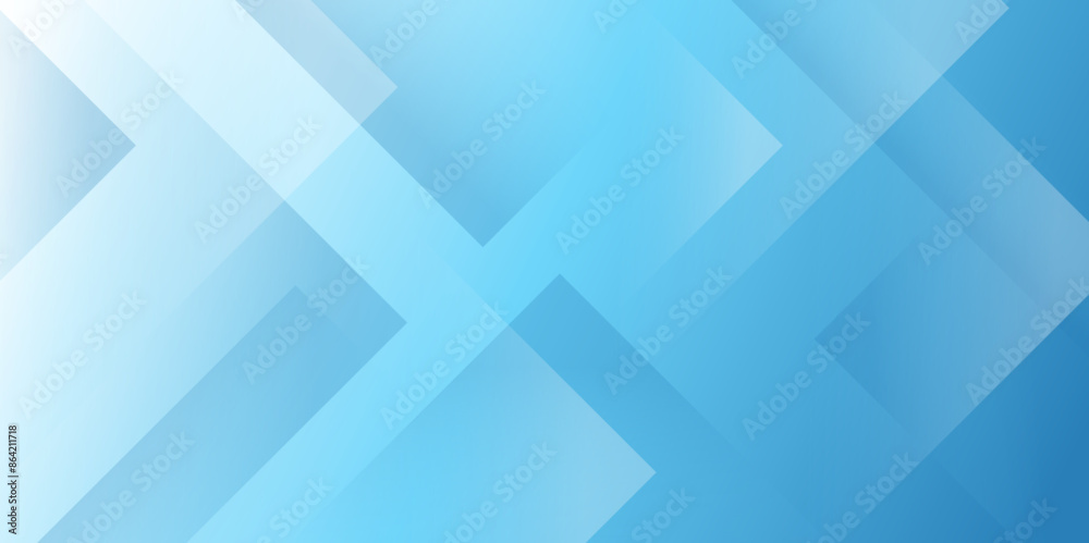 Poster Abstract tringle geometric background. abstract blue and white gradient geometric shape overlapping layer background. Designed for banner poster, wallpaper, presentation Vector illustration design.