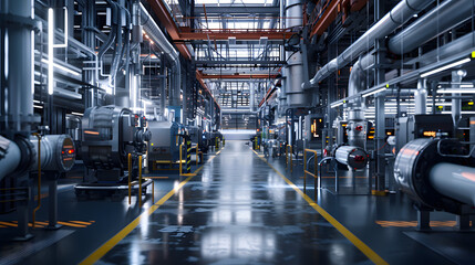 Industrial illustrations, factory images, working machinery images