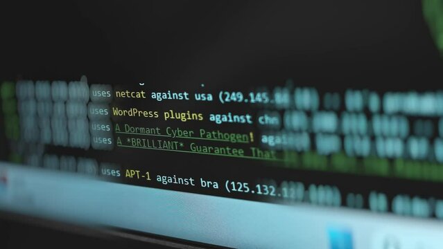 List of viruses and cyber threats being launched in real-time