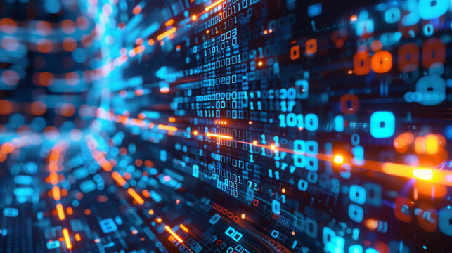 Futuristic abstract background for technology and big data concepts.