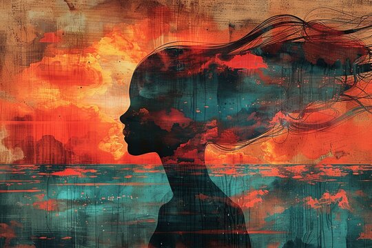 Explore a series of artistic interpretations focusing on positive thinking and mental health assessment for World Mental Health Day. Each concept uniquely embodies the promotion of mental well-being